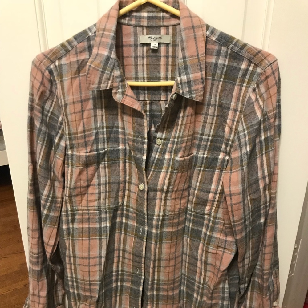 Madewell flannel button down